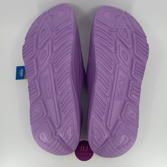 Hoka One One Men\'s Ora Recovery Slide 3 Slip On Sandals Violet Bloom Size 14 main image 8